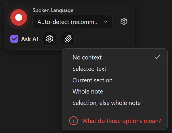 Speakflow screenshot
