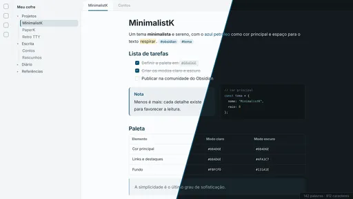 MinimalistK screenshot