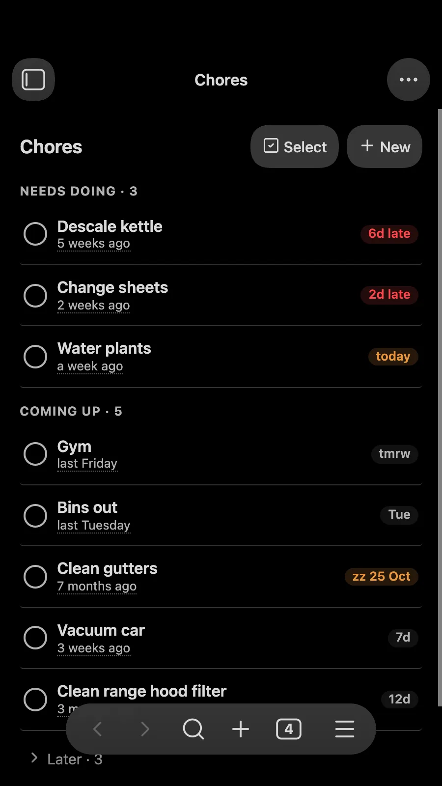 Choreday screenshot