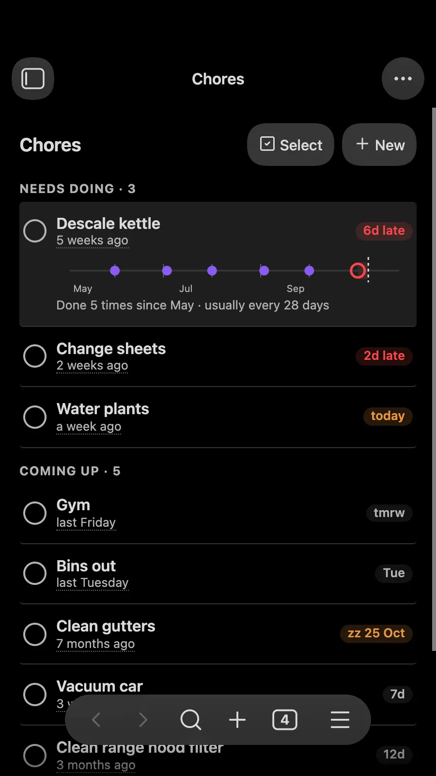 Choreday screenshot