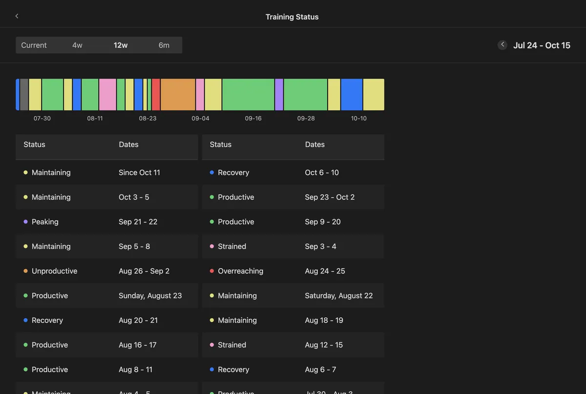 Garmin Connect screenshot