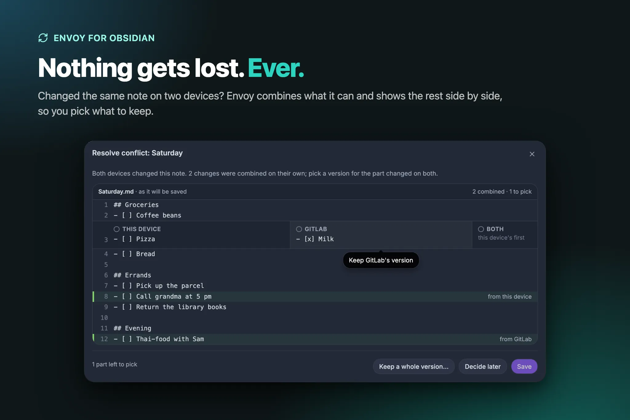 Envoy screenshot