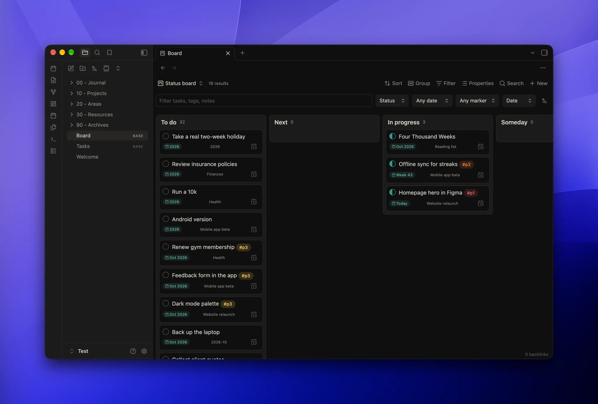 Klaar screenshot