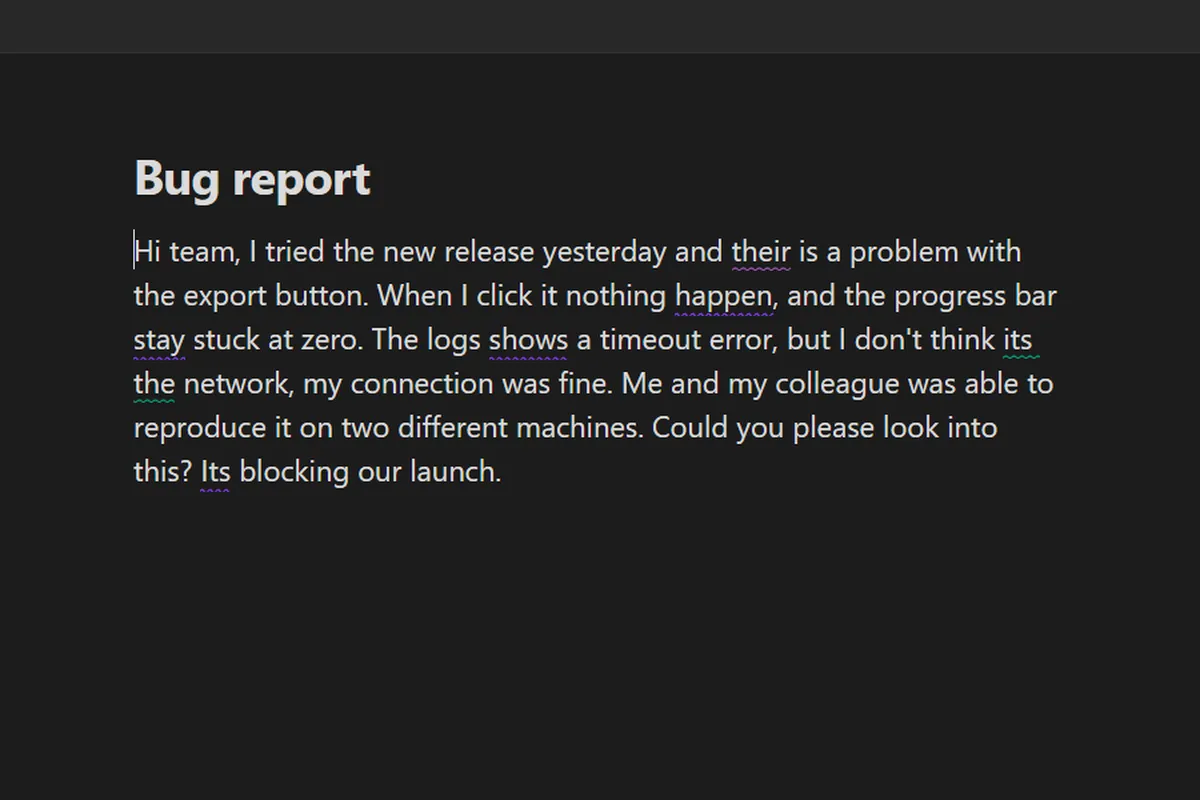 Margin AI Proofreader screenshot
