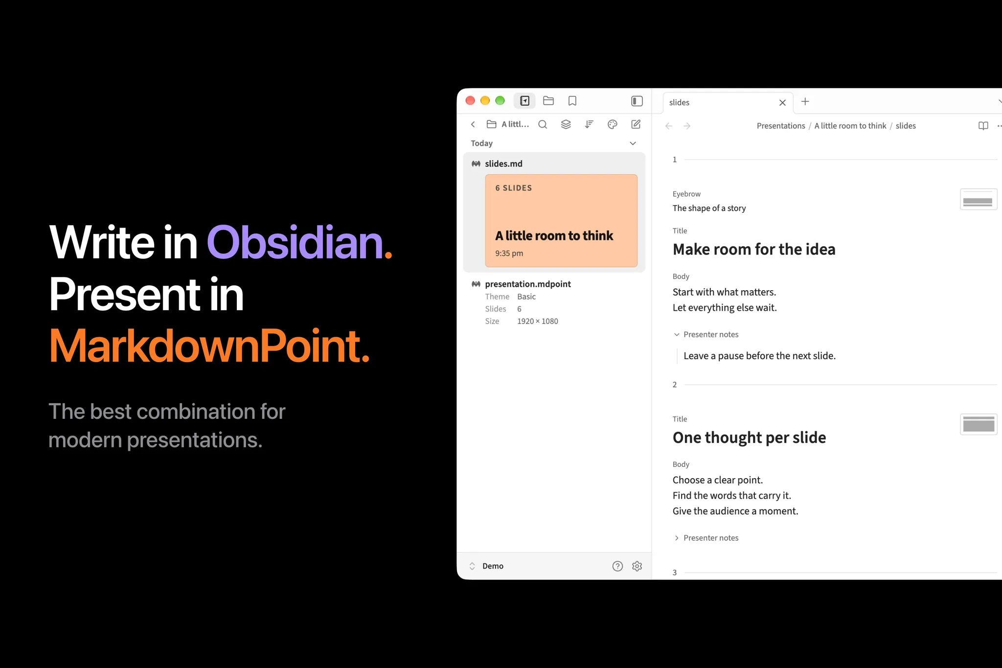 MarkdownPoint - Obsidian Plugin