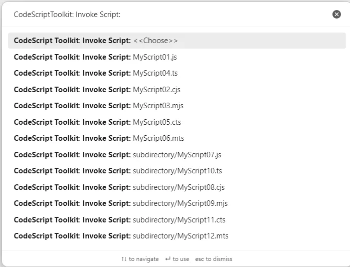 CodeScript Toolkit screenshot