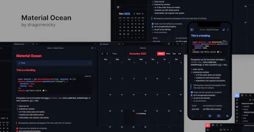 Material Ocean screenshot