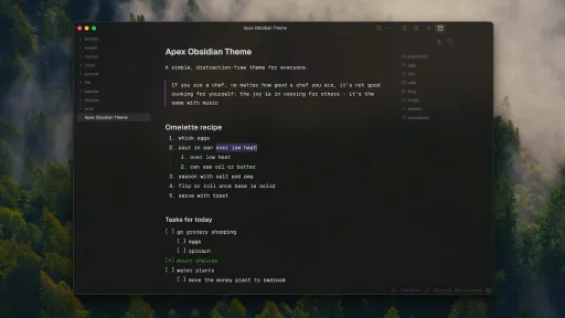 Apex screenshot
