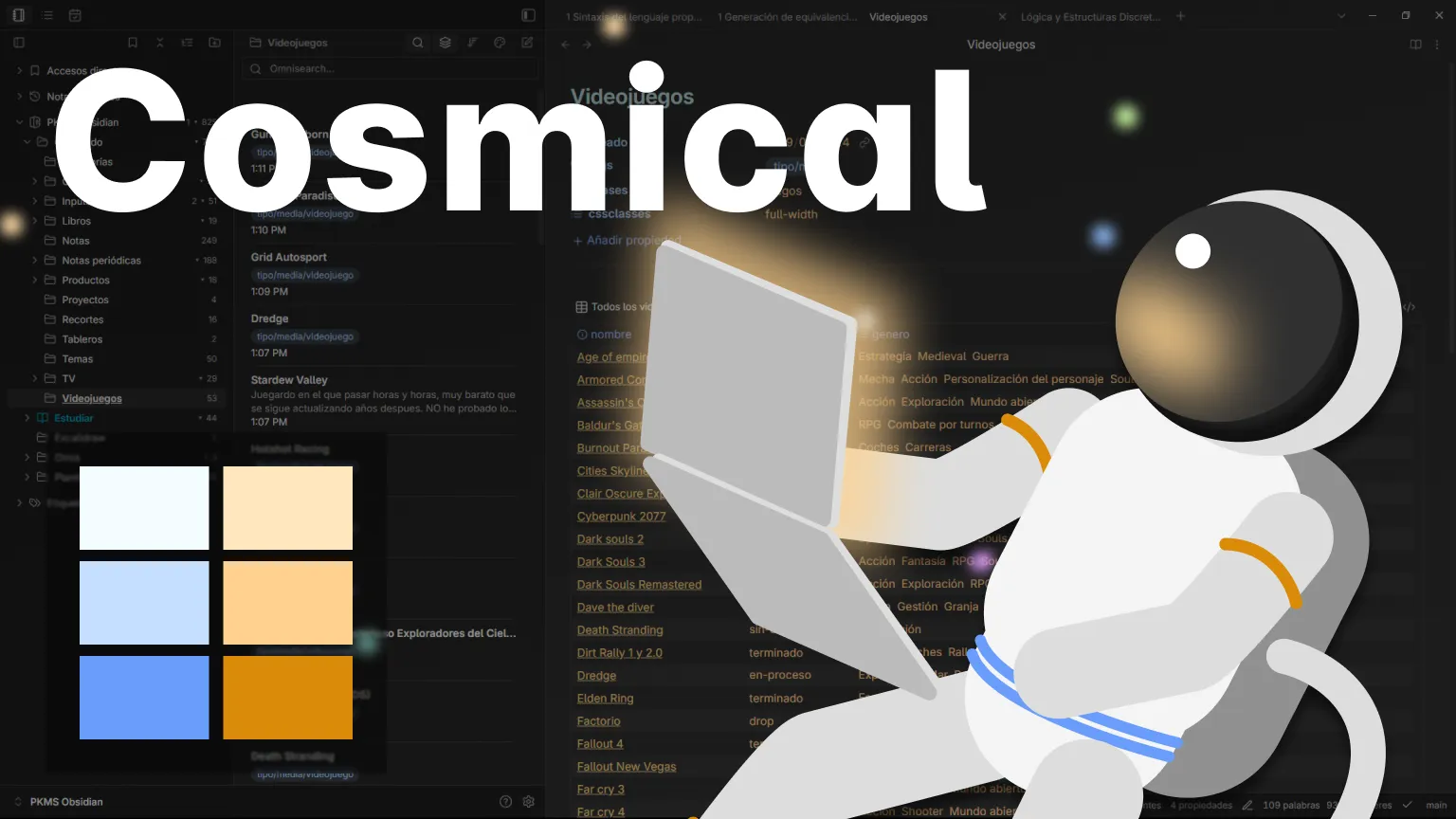 Cosmical screenshot