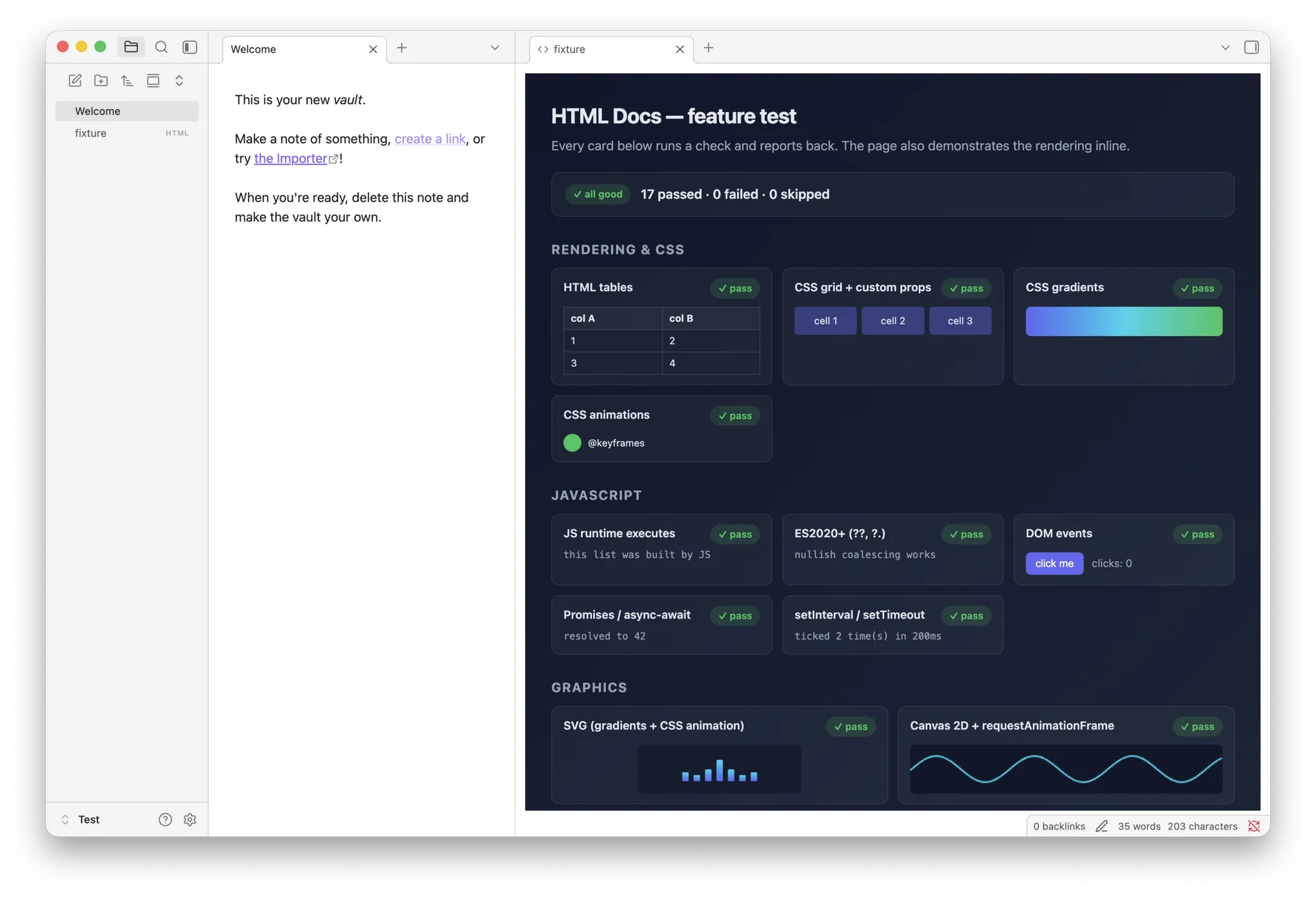 HTML Docs screenshot