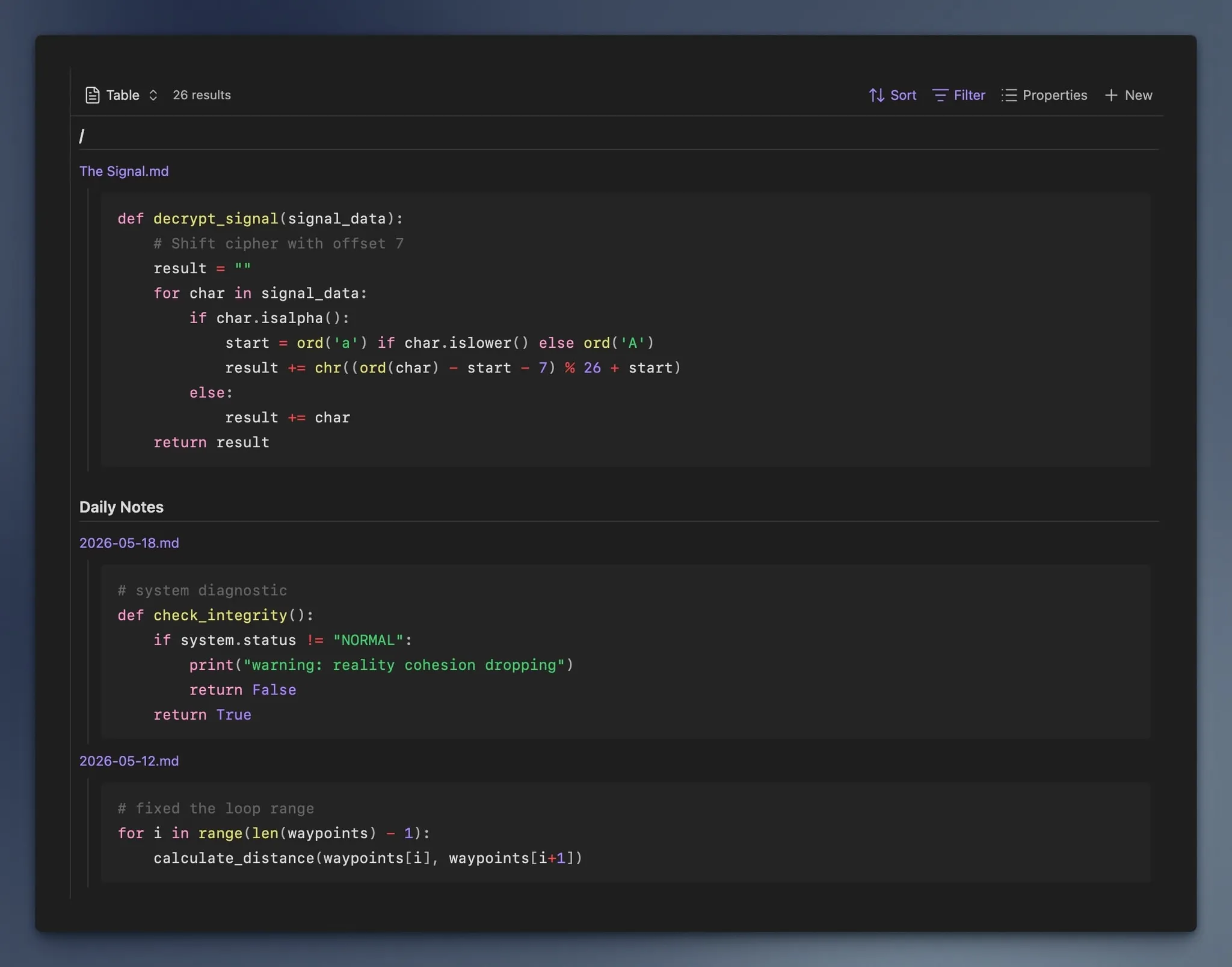 Block View screenshot