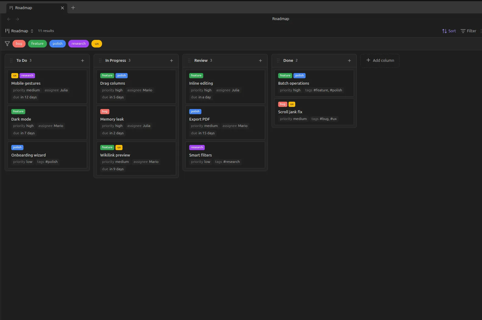 Base Board screenshot