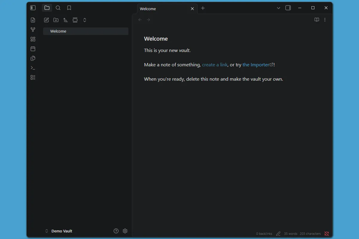 Oxygen screenshot