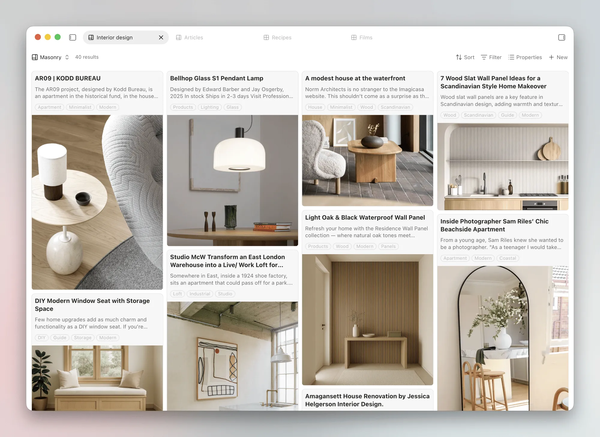 Dynamic Views screenshot