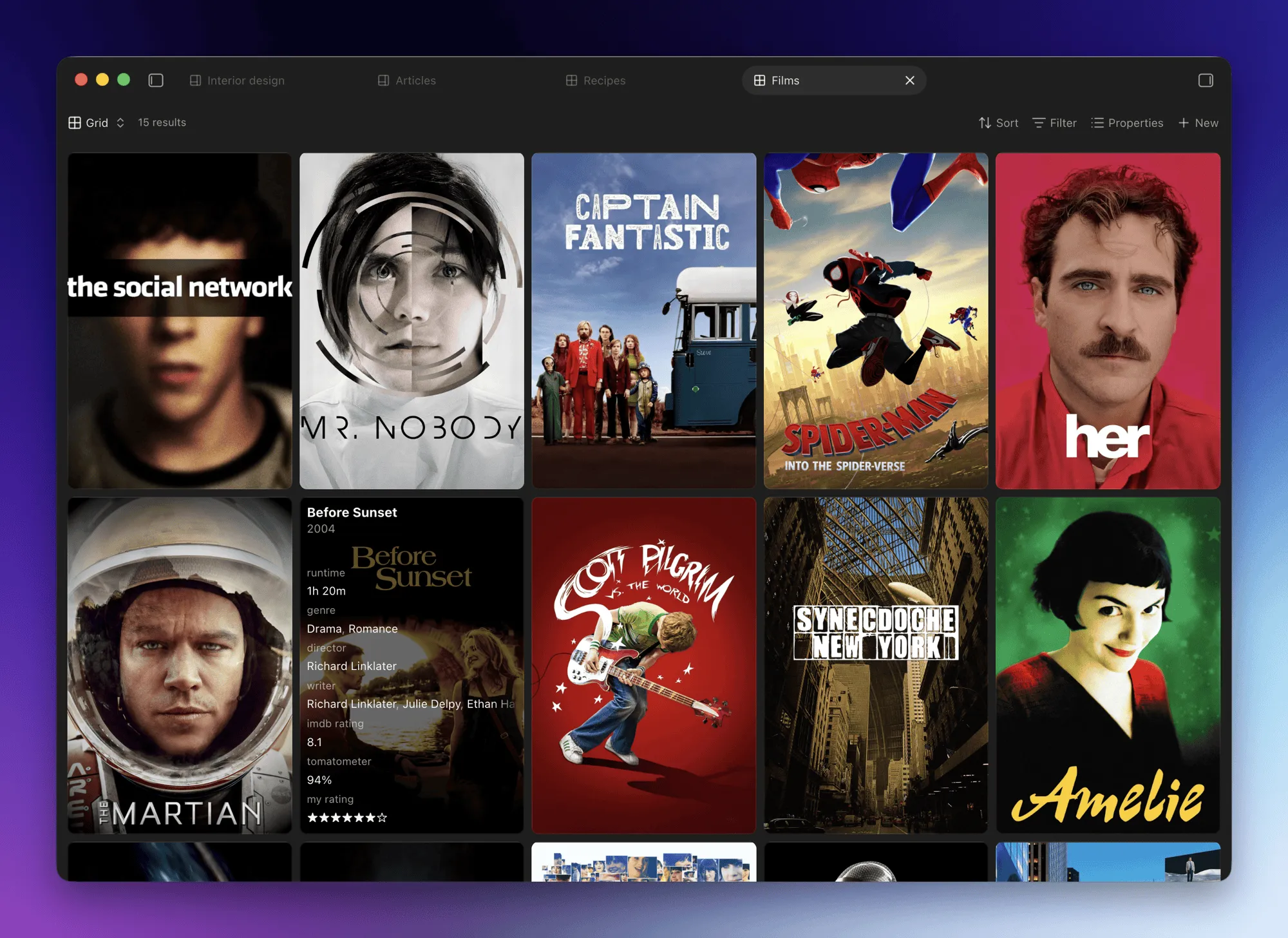 Dynamic Views screenshot