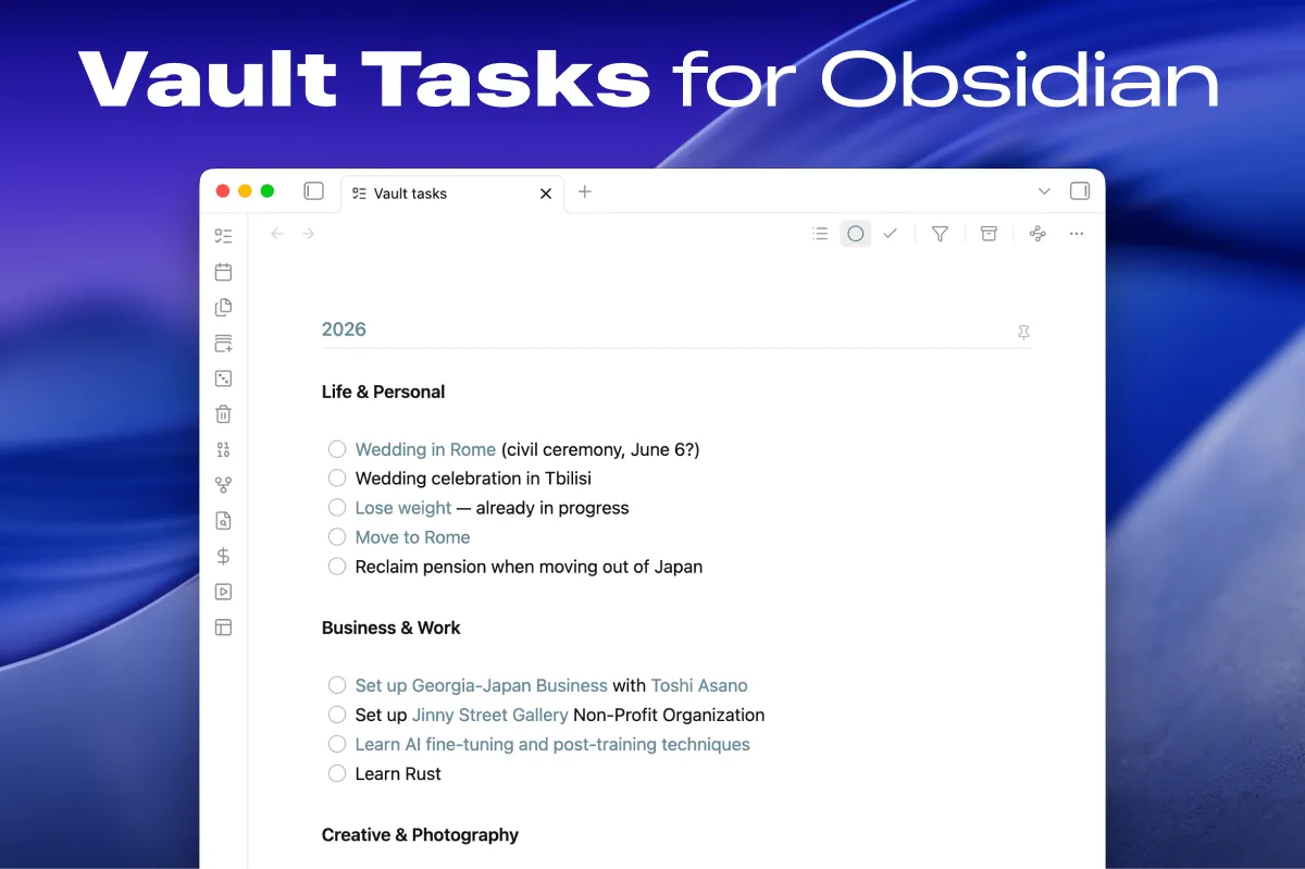 Vault Tasks screenshot