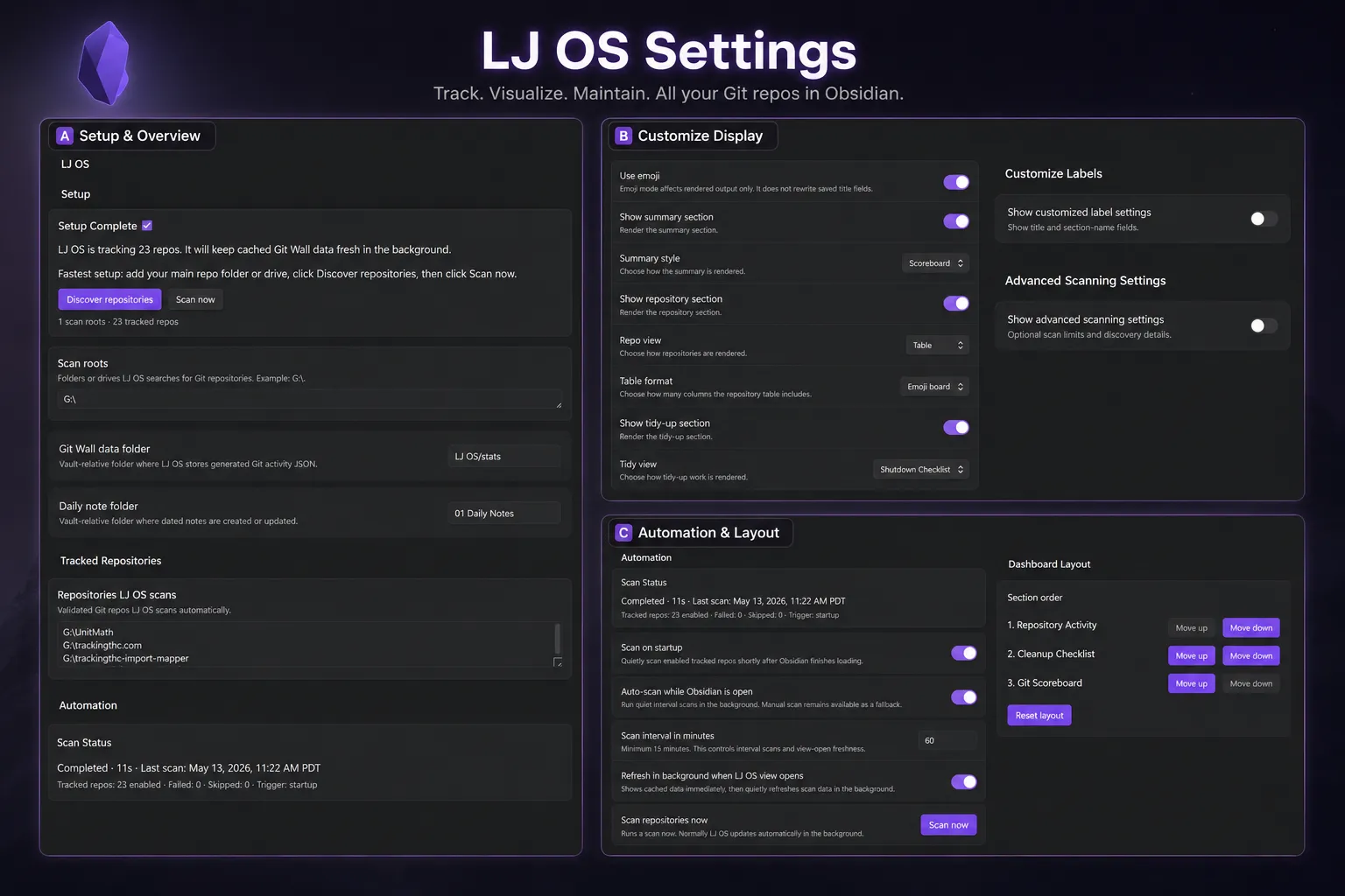 LJ OS screenshot