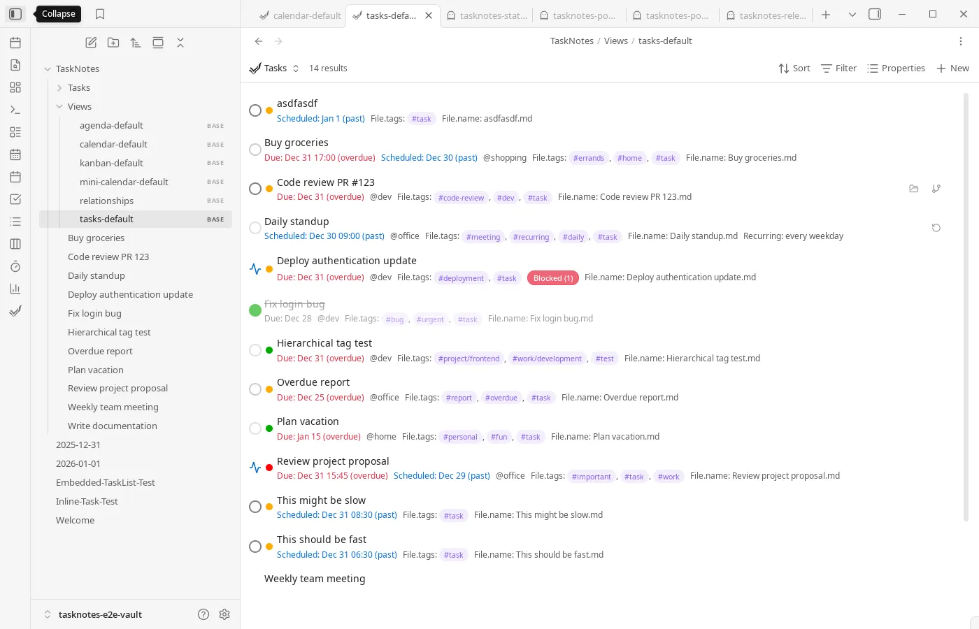 TaskNotes screenshot