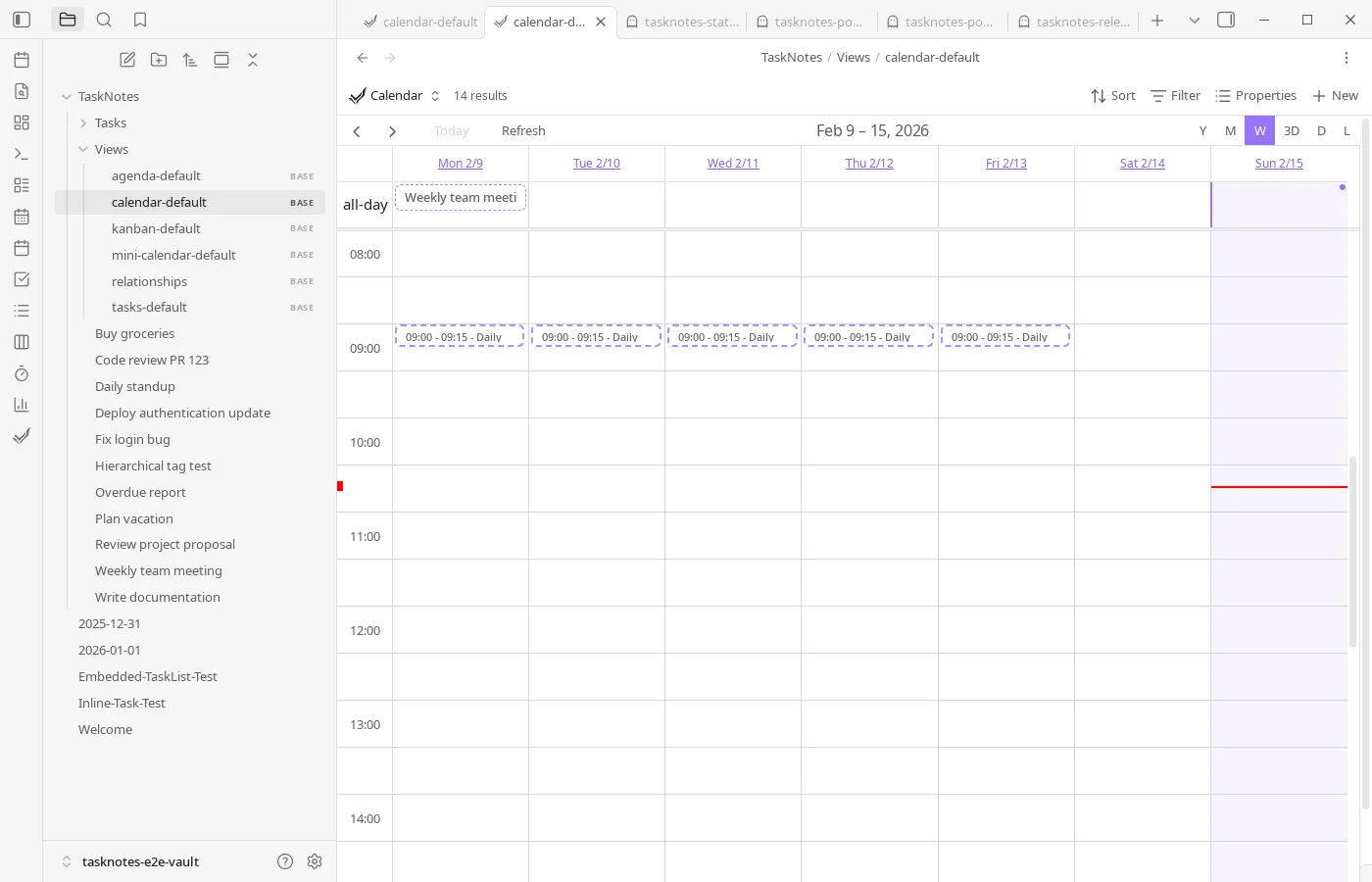 TaskNotes screenshot