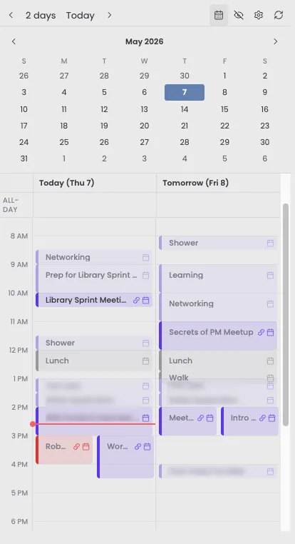Knox Timeline screenshot