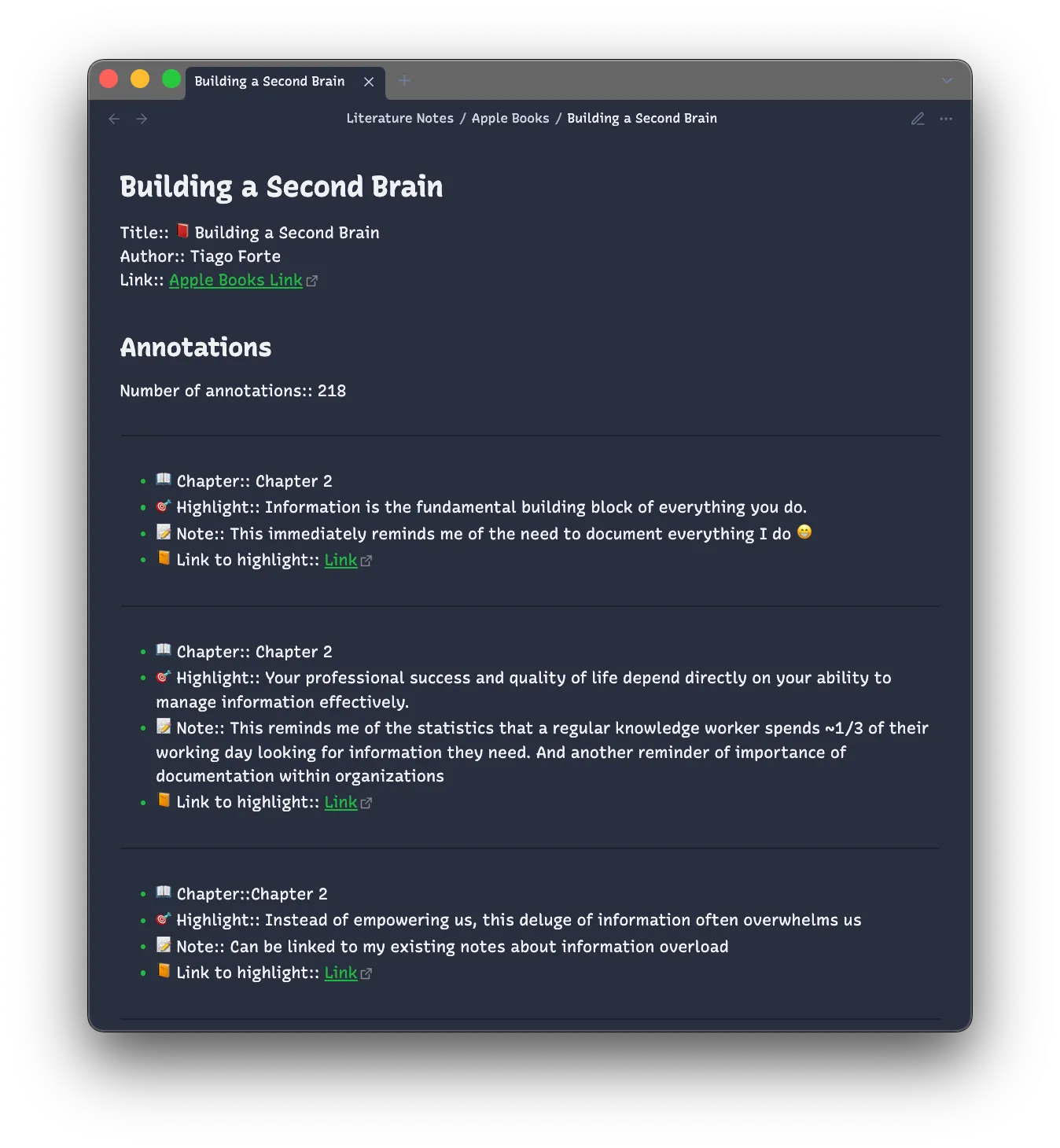 Apple Books - Import Highlights screenshot