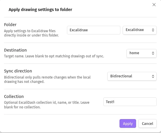 ExcaliDash sync screenshot