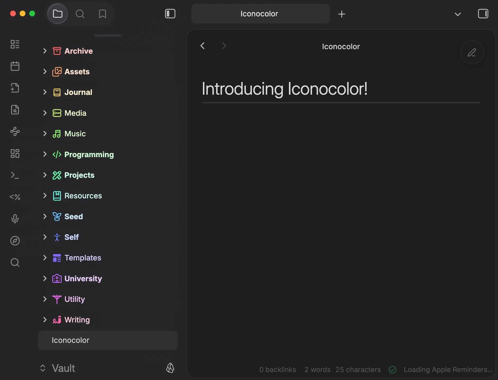 Iconocolor screenshot