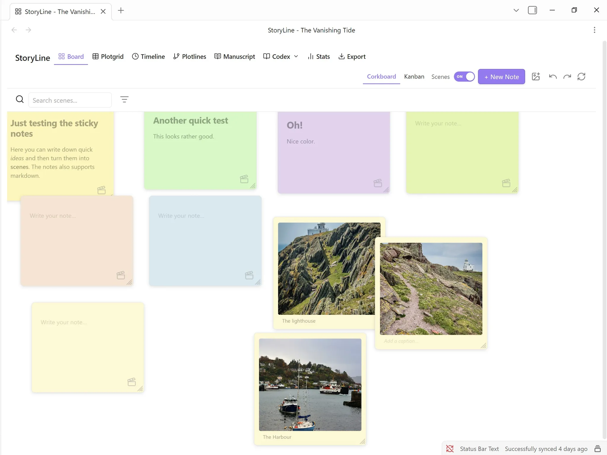 StoryLine screenshot