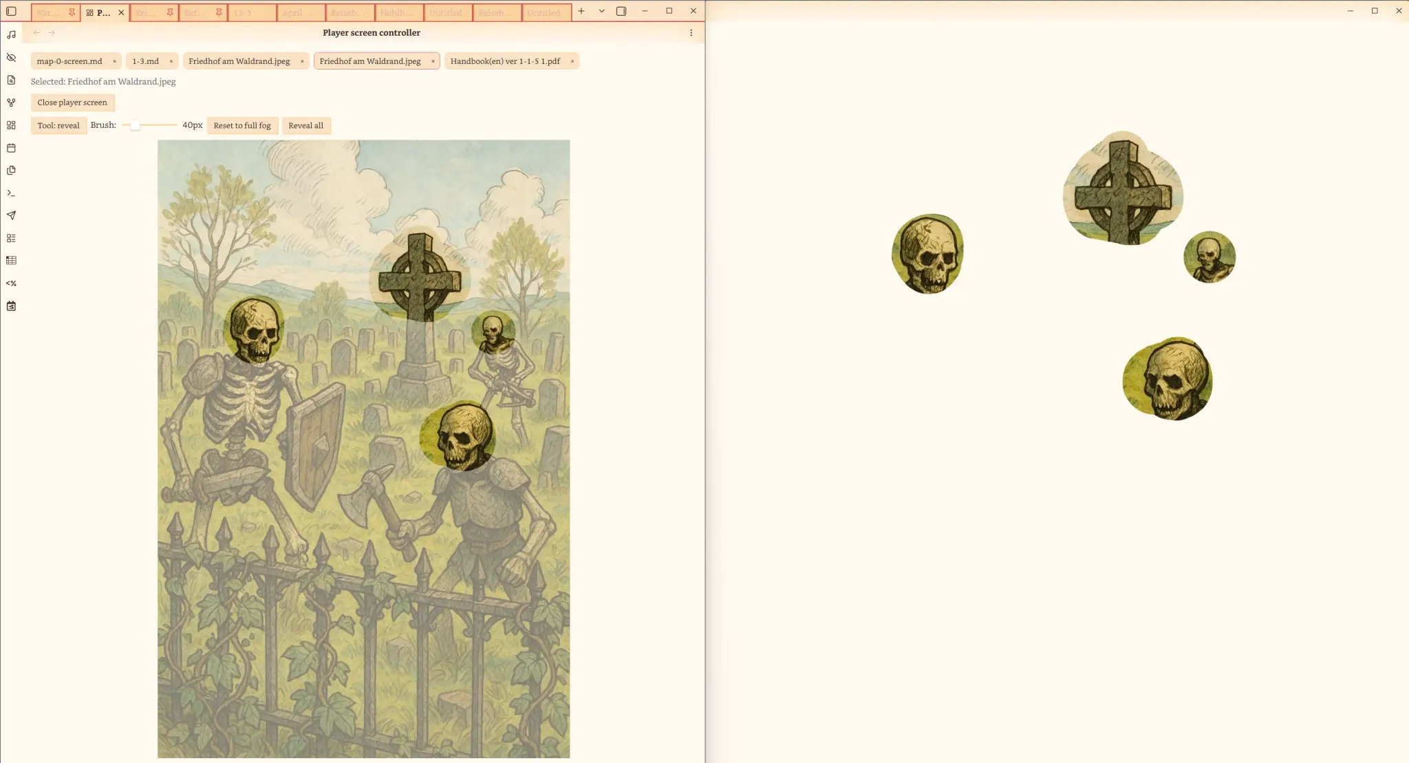 TTRPG Tools - Player Screen screenshot
