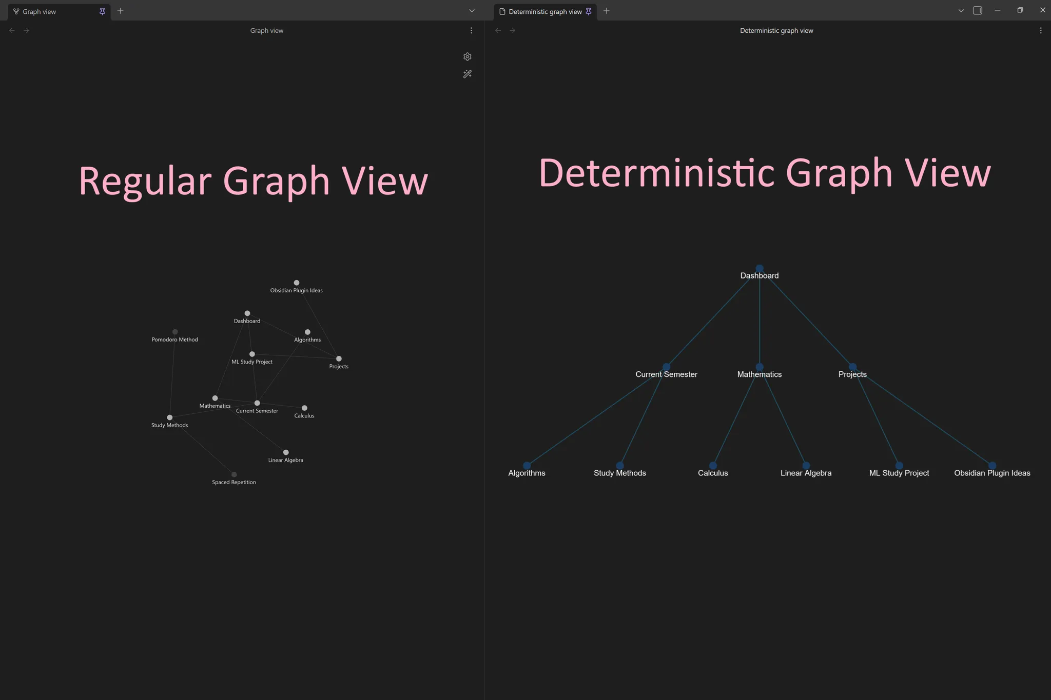 Deterministic Graph View screenshot