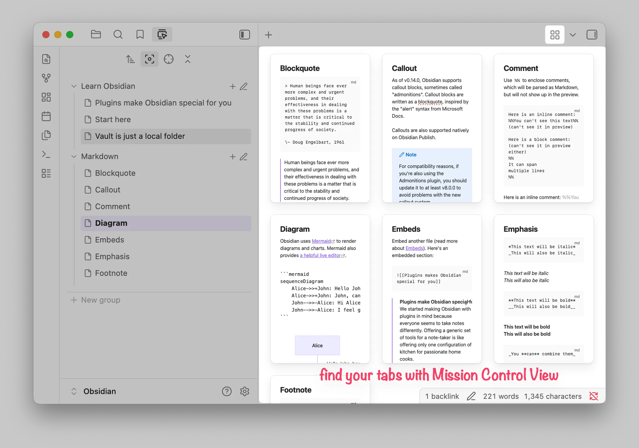 Vertical Tabs screenshot