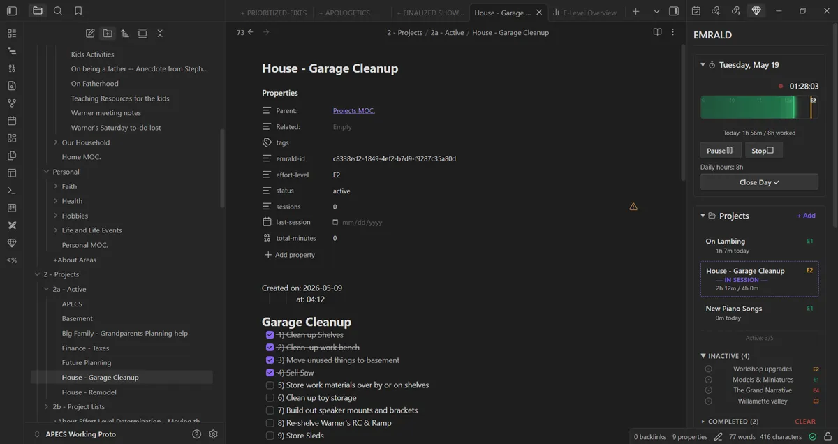 Emrald screenshot