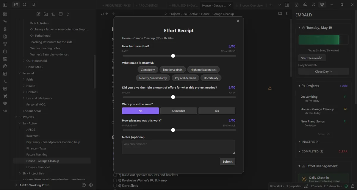 Emrald screenshot
