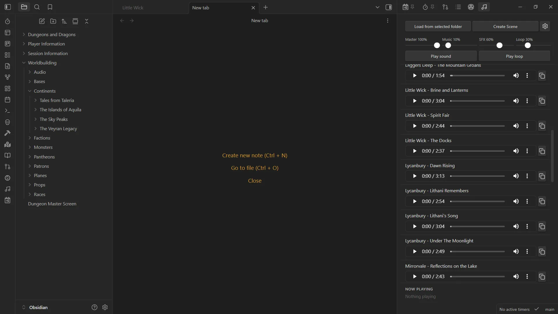 Audio Sidebar screenshot