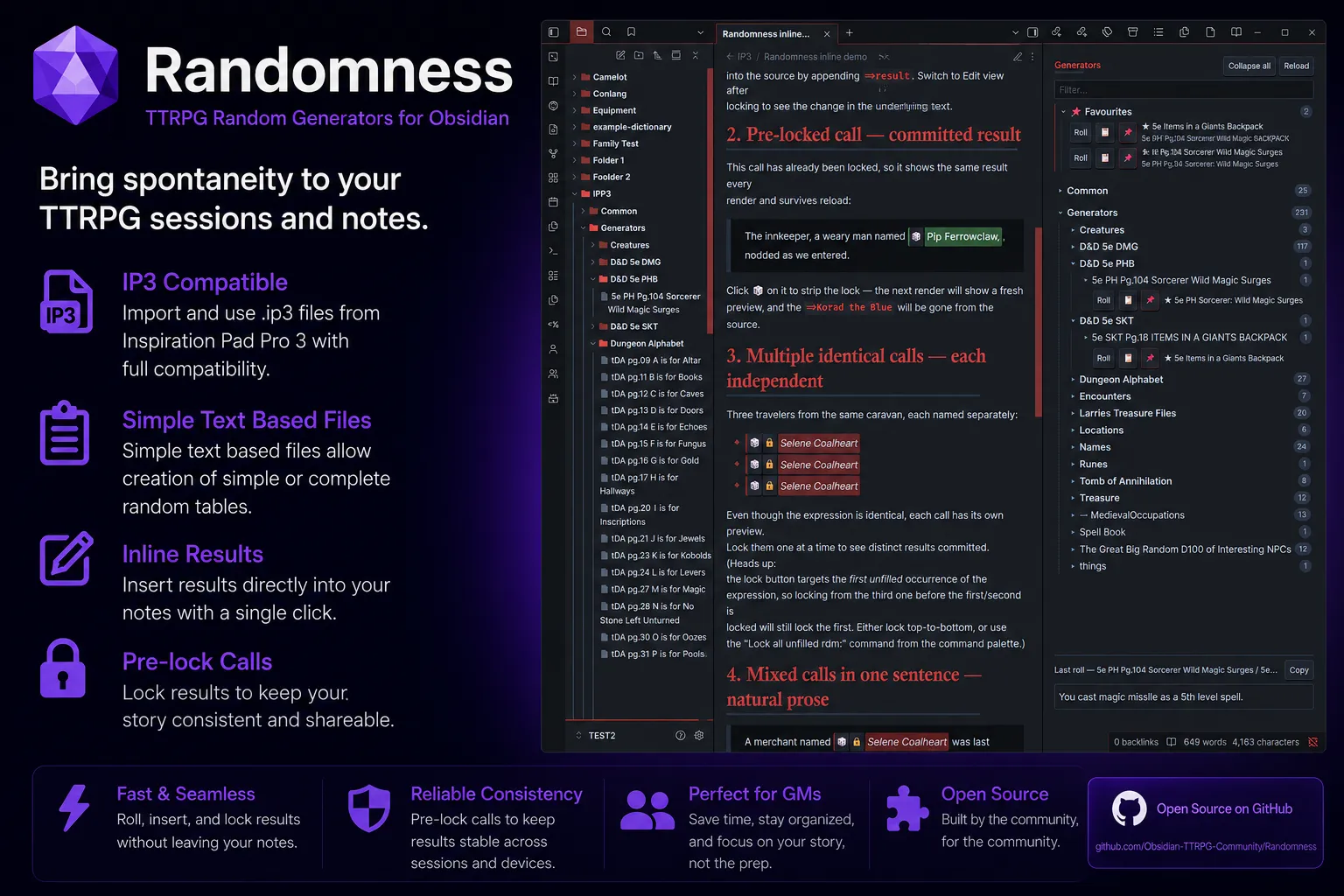 Randomness screenshot