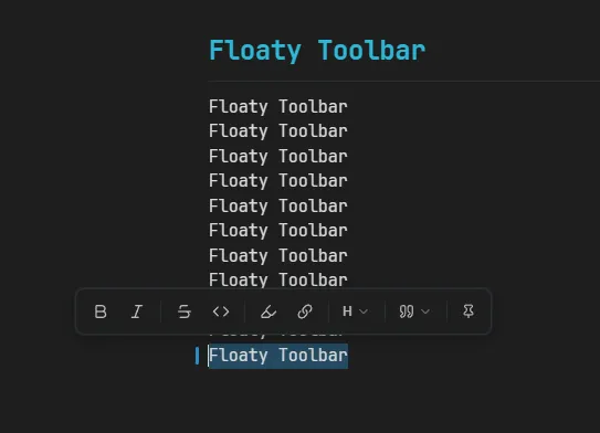 Floaty Toolbar screenshot