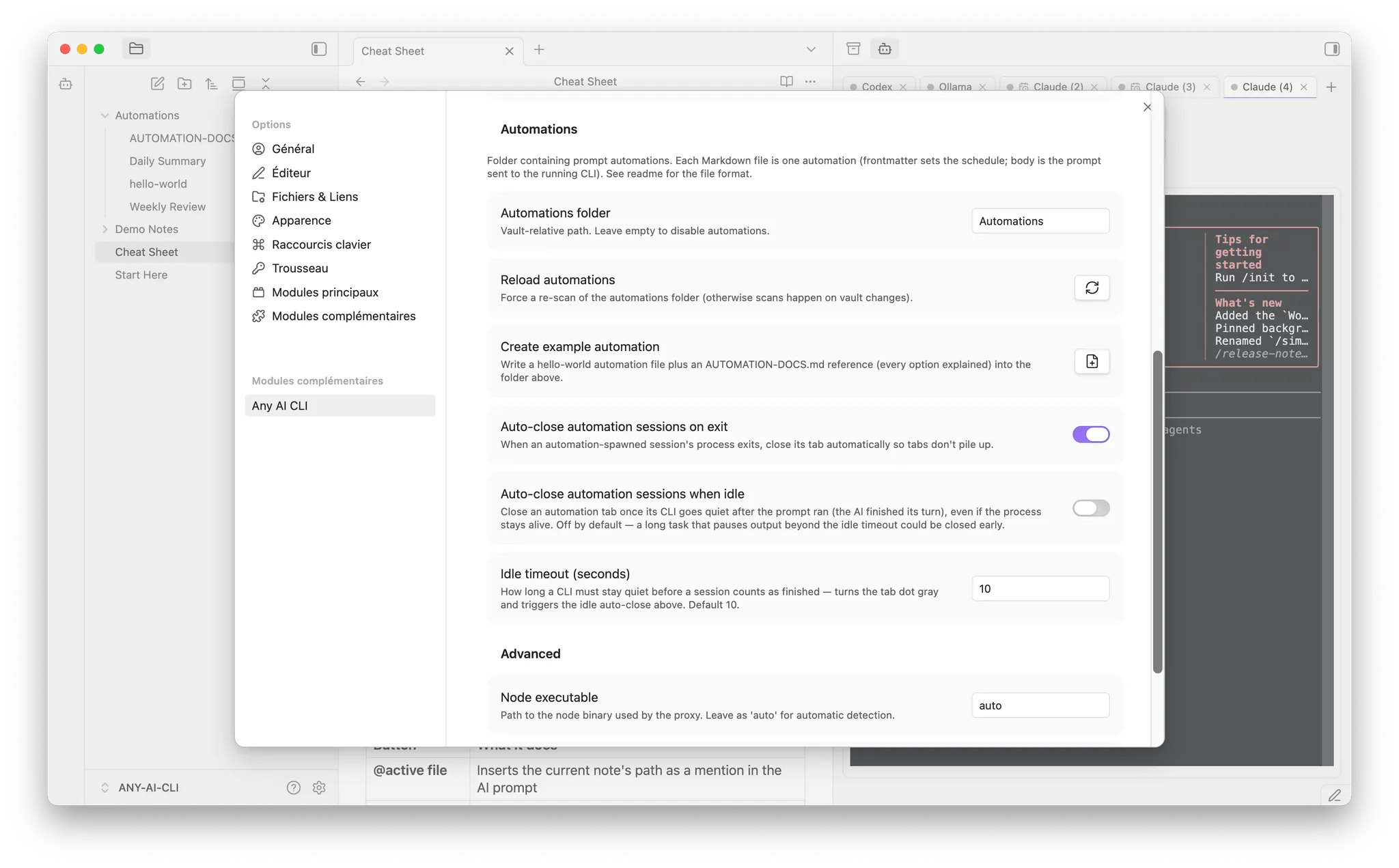 Any AI CLI screenshot
