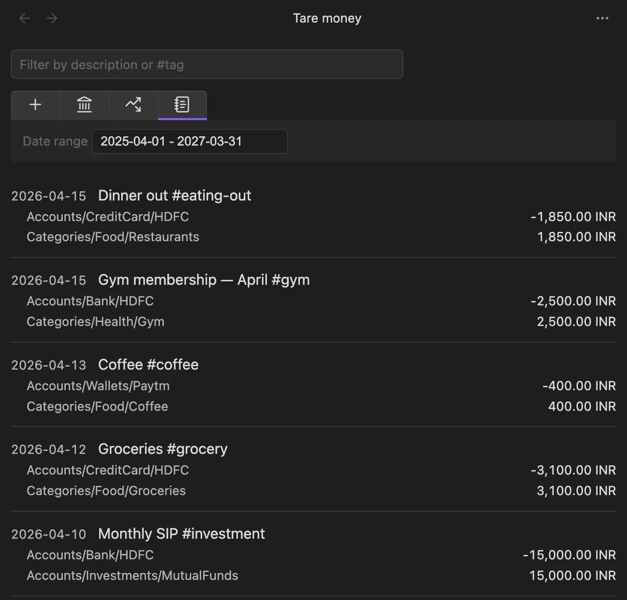 Tare Money screenshot