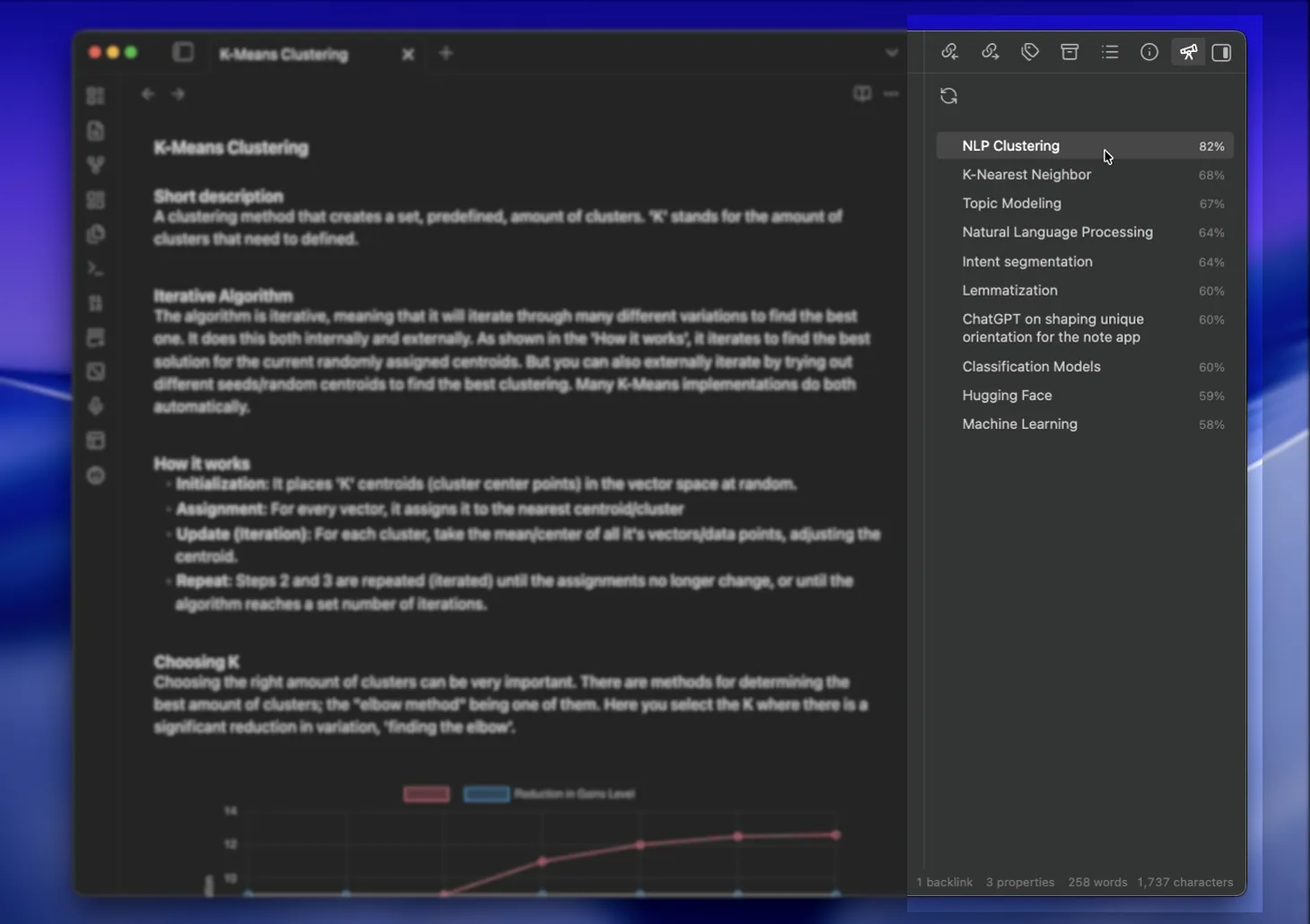 Similarity screenshot