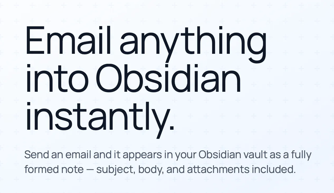 Send Email into Vault screenshot