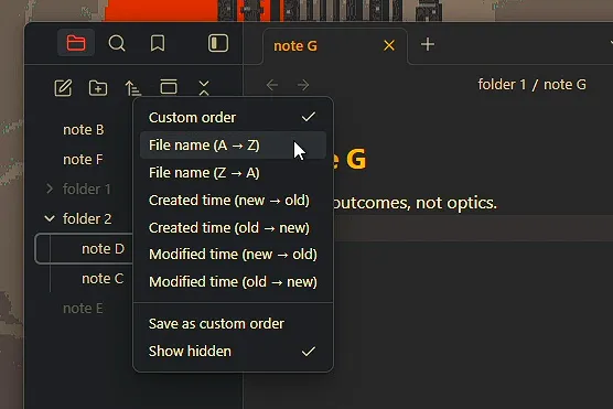 Flexplorer screenshot