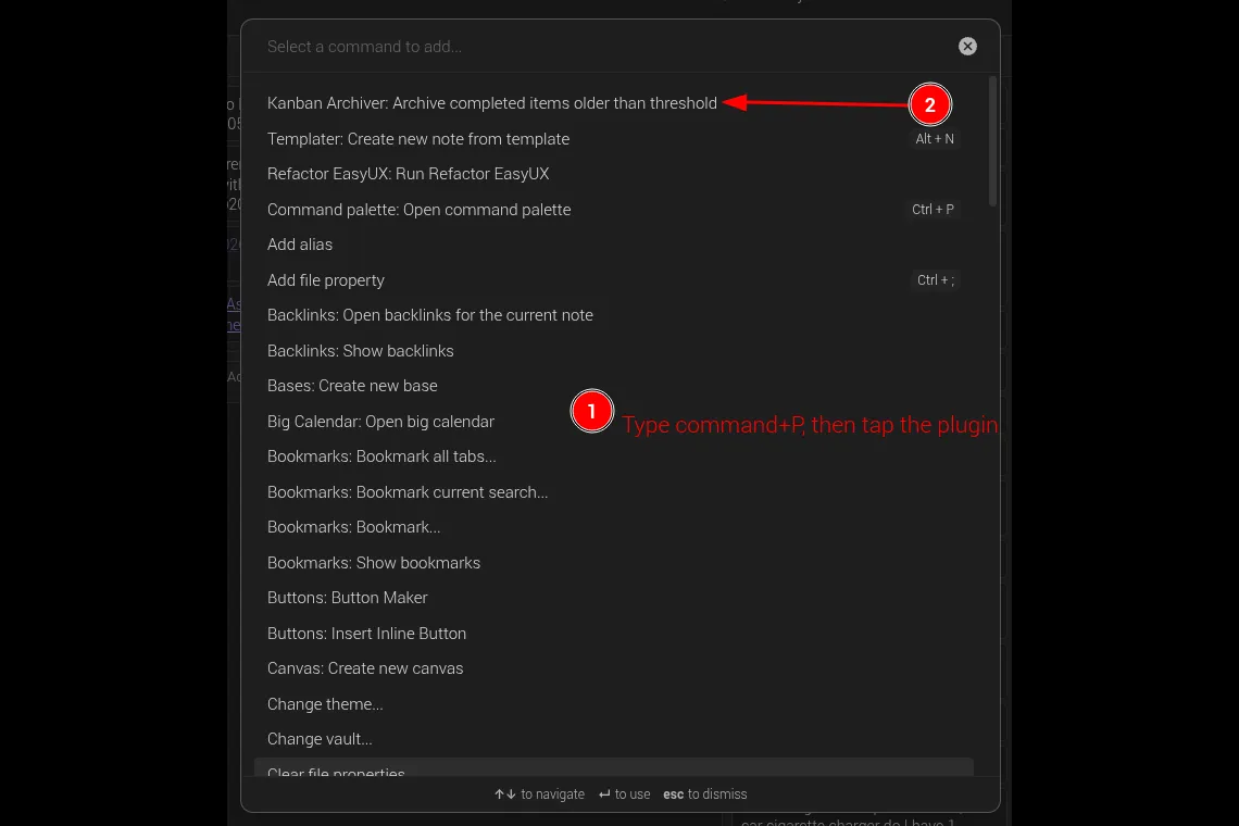 Kanban Archiver screenshot