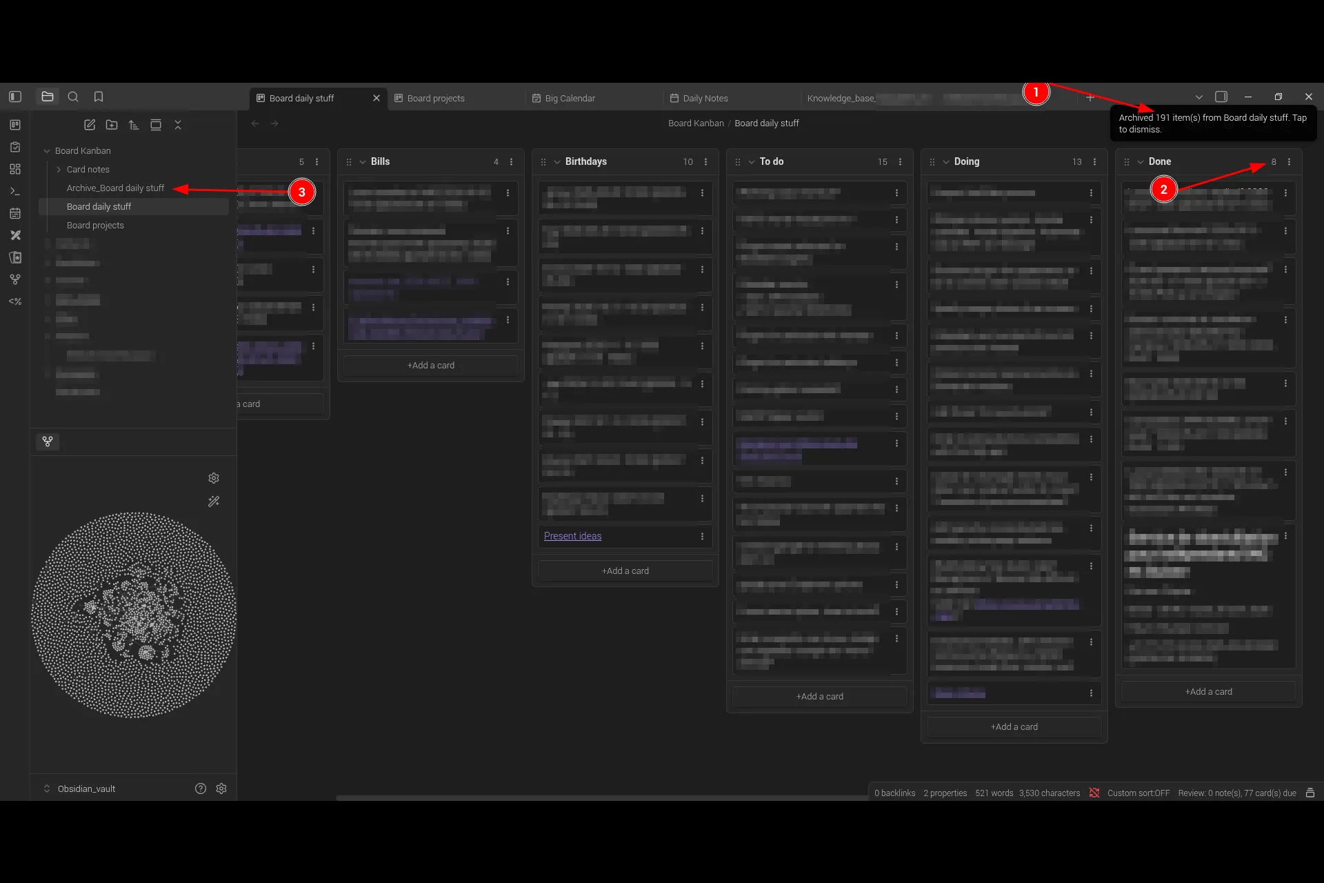 Kanban Archiver screenshot