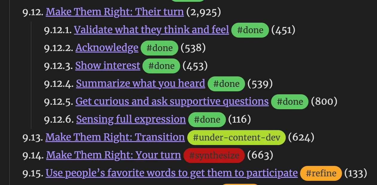 Manuscript Outliner screenshot