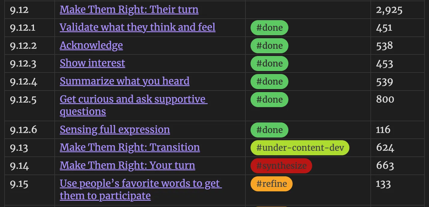 Manuscript Outliner screenshot