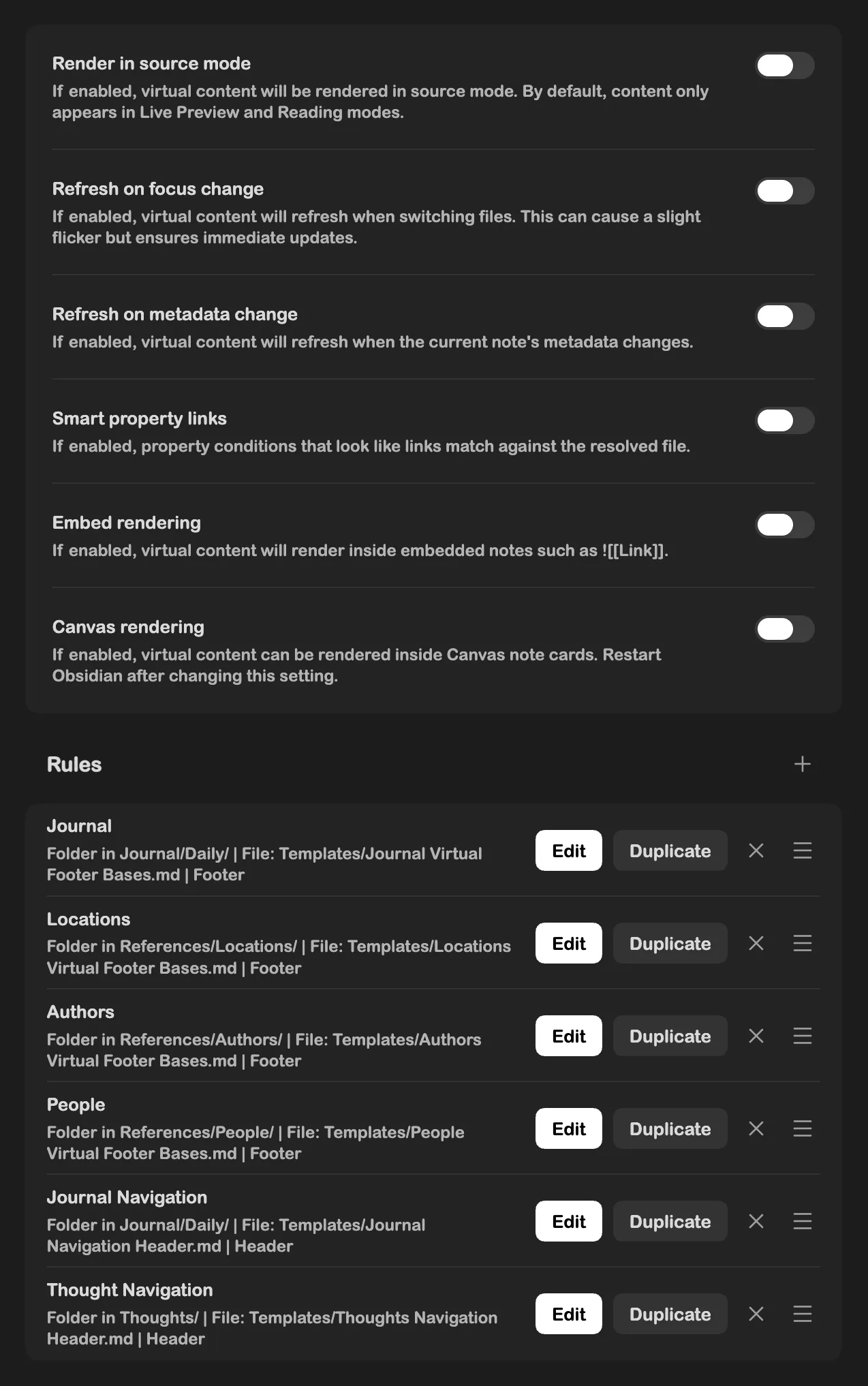 Virtual Content screenshot