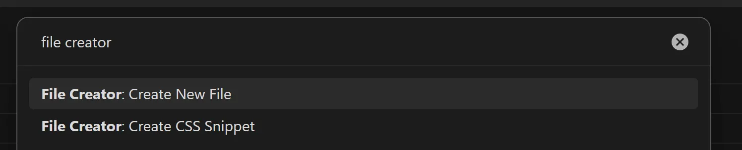 File Creator screenshot