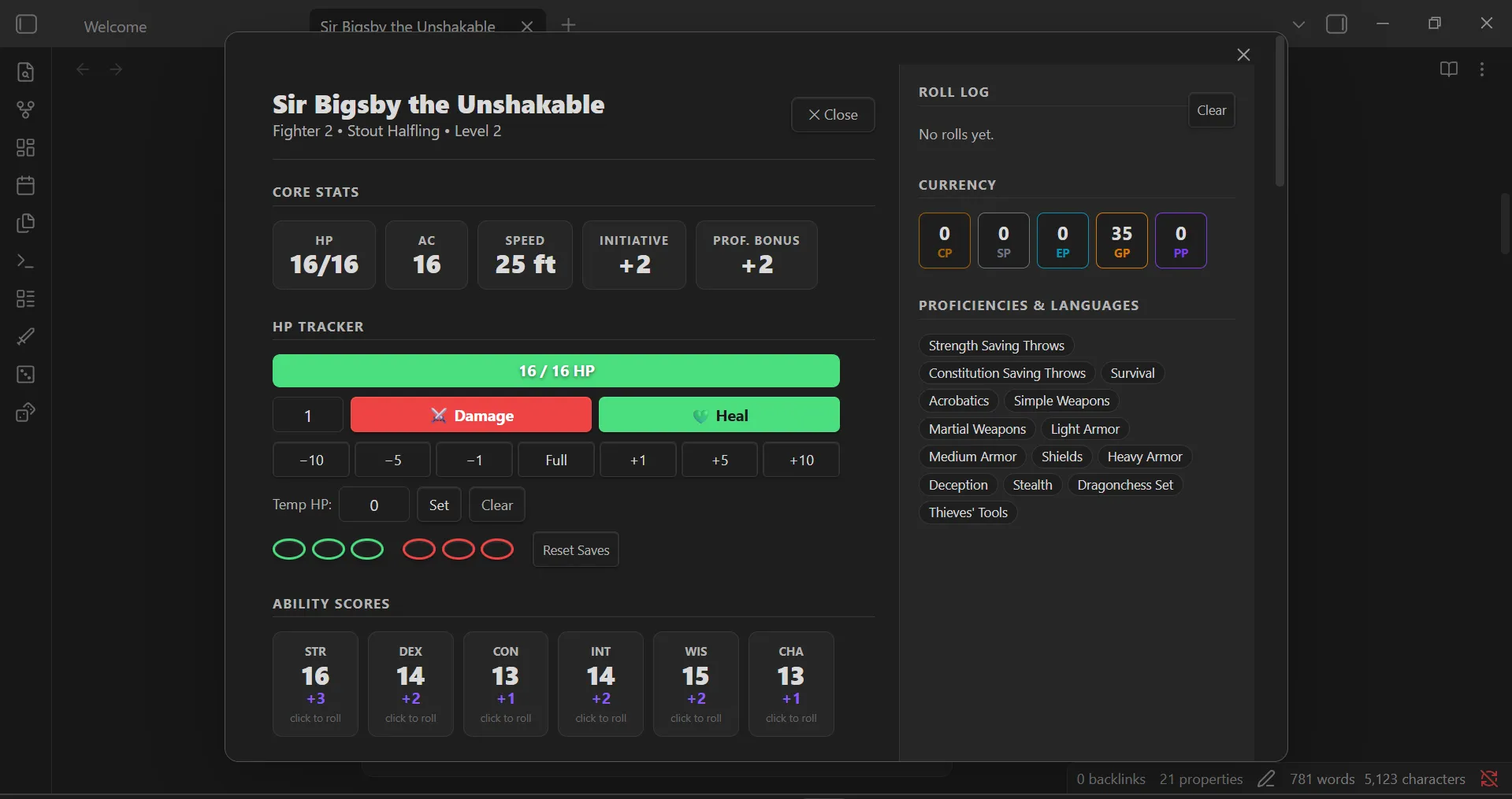 DnD Beyond Importer screenshot