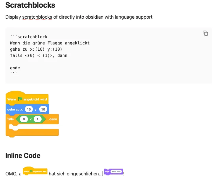 Scratchblocks screenshot