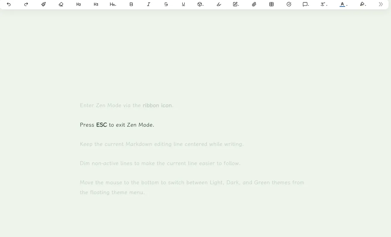 Focus Zen Mode screenshot